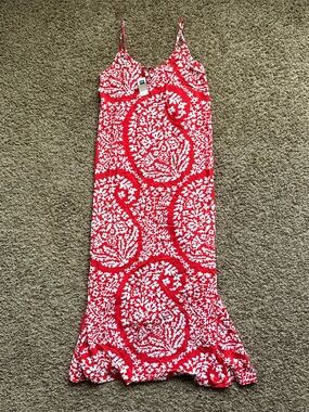 GAP NWT Women’s Red & White Patterned Dress Size Small